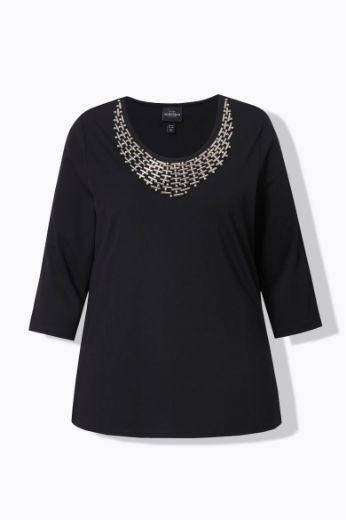 Plus size veliki brojevi Majica 3/4 rukava za punije