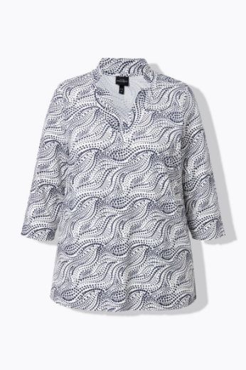 Plus size veliki brojevi Majica 3/4 rukava A kroja za punije