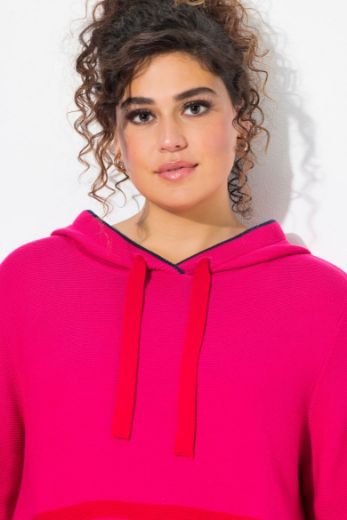 Plus size veliki brojevi Pulover dugih rukava na pruge za punije