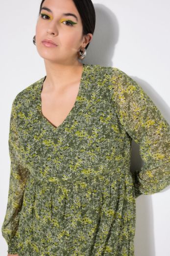 Plus size veliki brojevi Haljina maxi cvjetnog uzorka za punije