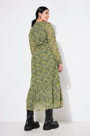 Plus size veliki brojevi Haljina maxi cvjetnog uzorka za punije