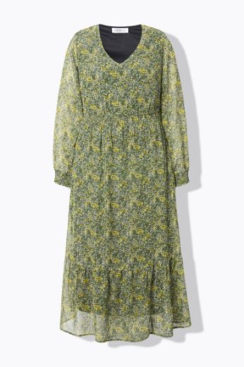 Plus size veliki brojevi Haljina maxi cvjetnog uzorka za punije