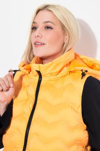 Plus size veliki brojevi Prsluk s kapuljačom za punije