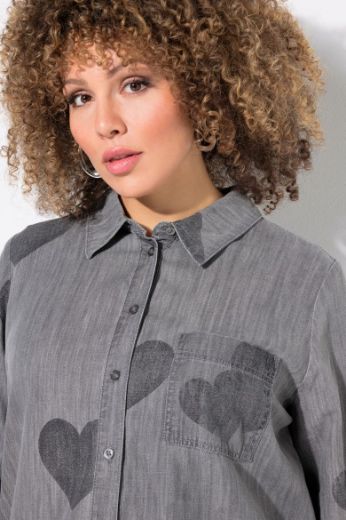 Plus size veliki brojevi Bluza dugih rukava A kroja za punije