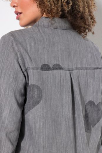 Plus size veliki brojevi Bluza dugih rukava A kroja za punije