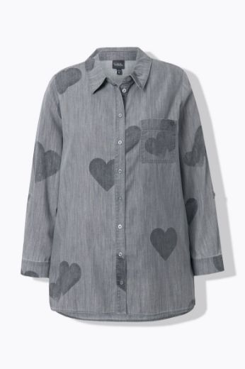 Plus size veliki brojevi Bluza dugih rukava A kroja za punije