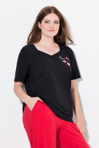 Plus size veliki brojevi Pidžama gornji dio kratkih rukava za punije