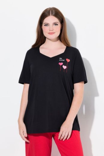 Plus size veliki brojevi Pidžama gornji dio kratkih rukava za punije