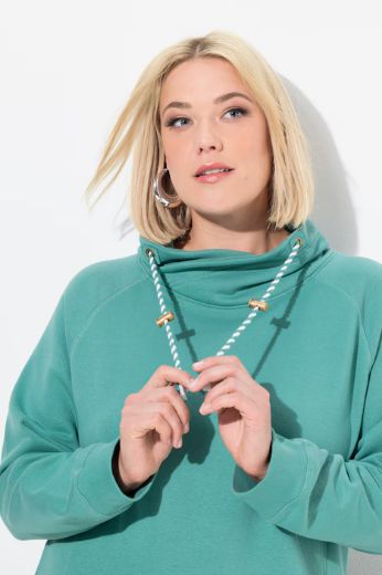 Plus size veliki brojevi Haljina povišenog ovratnika za punije