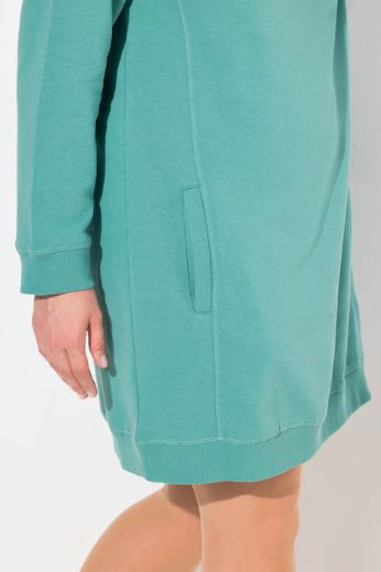 Plus size veliki brojevi Haljina povišenog ovratnika za punije