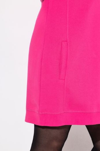 Plus size veliki brojevi Haljina povišenog ovratnika za punije