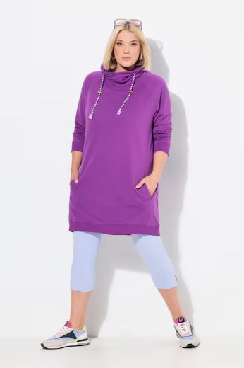 Plus size veliki brojevi Haljina povišenog ovratnika za punije