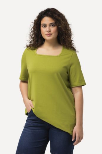 Plus size veliki brojevi Majica kratkih rukava A kroja za punije