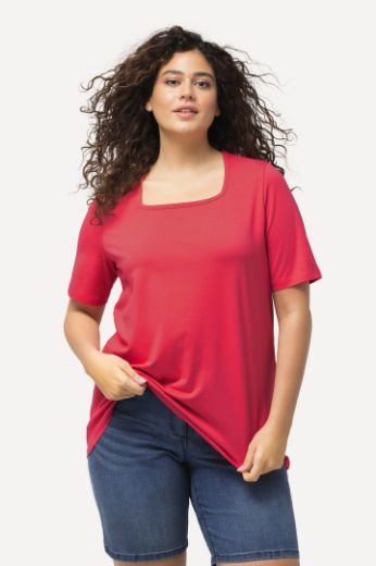 Plus size veliki brojevi Majica kratkih rukava A kroja za punije