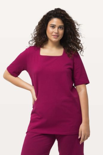 Plus size veliki brojevi Majica kratkih rukava A kroja za punije