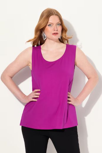 Plus size veliki brojevi Top okruglog dekoltea za punije