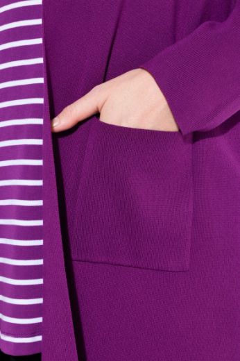 Plus size veliki brojevi Kardigan dugi model s džepovima za punije