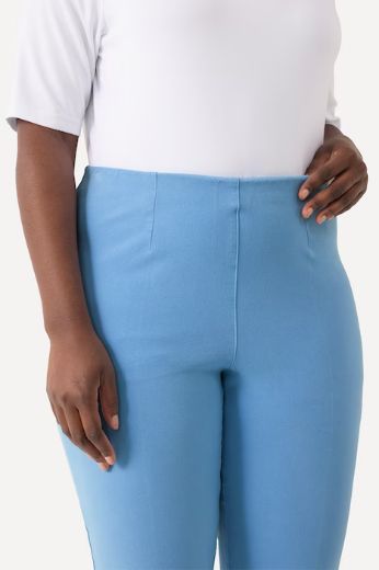 Plus size veliki brojevi Hlače 7/8 s elastičnim pojasom u struku za punije