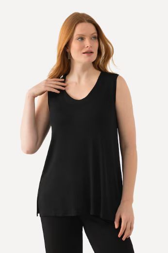Plus size veliki brojevi Top V ovratnika širih naramenica za punije