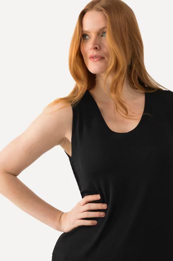 Plus size veliki brojevi Top V ovratnika širih naramenica za punije
