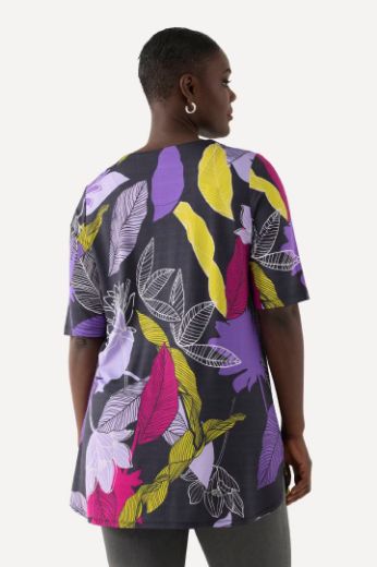 Plus size veliki brojevi Majica Slinky s printom za punije