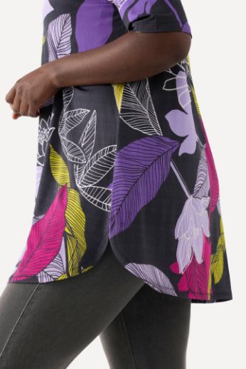 Plus size veliki brojevi Majica Slinky s printom za punije