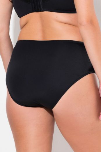 Plus size veliki brojevi Gaćice midi s ukrasnim vezom za punije