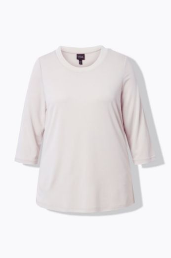 Plus size veliki brojevi Majica 3/4 rukava V ovratnika za punije