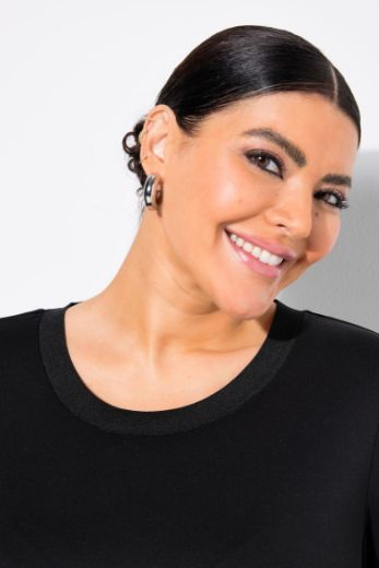 Plus size veliki brojevi Majica 3/4 rukava V ovratnika za punije