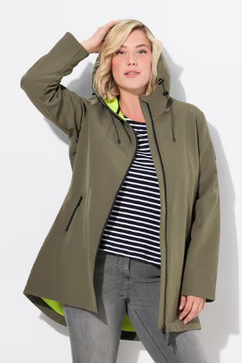 Plus size veliki brojevi Jakna s kapuljačom vodootporna za punije