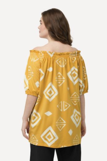 Plus size veliki brojevi Majica kratkih rukava spuštenih ramena za punije