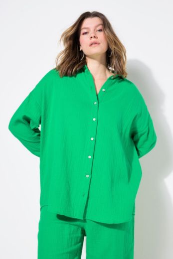 Plus size veliki brojevi Bluza na kopčanje za punije