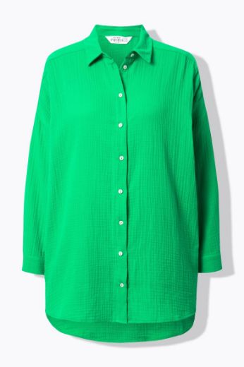 Plus size veliki brojevi Bluza na kopčanje za punije