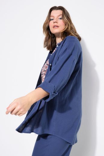 Plus size veliki brojevi Bluza na kopčanje za punije