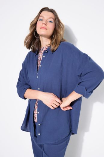 Plus size veliki brojevi Bluza na kopčanje za punije