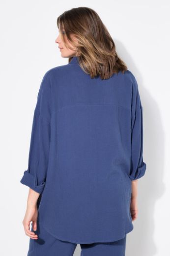 Plus size veliki brojevi Bluza na kopčanje za punije