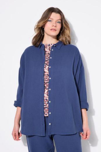 Plus size veliki brojevi Bluza na kopčanje za punije