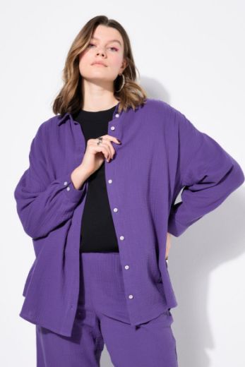 Plus size veliki brojevi Bluza na kopčanje za punije