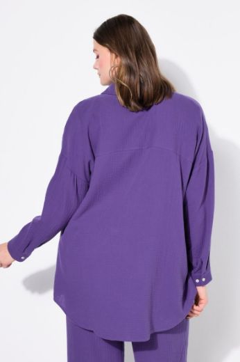 Plus size veliki brojevi Bluza na kopčanje za punije