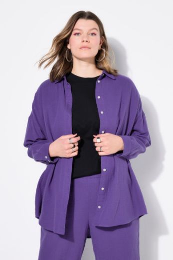 Plus size veliki brojevi Bluza na kopčanje za punije