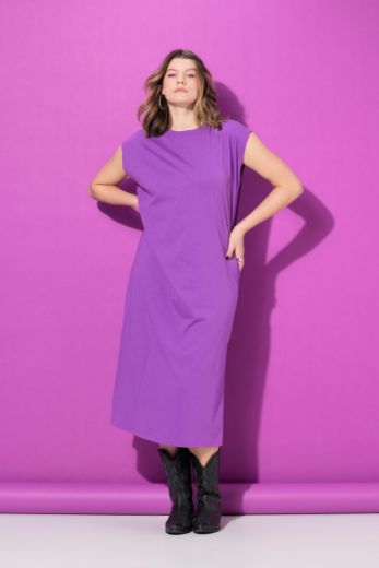 Plus size veliki brojevi Haljina s prorezima spuštenih rukava za punije