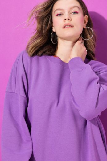 Plus size veliki brojevi Majica dugih rukava duži model za punije
