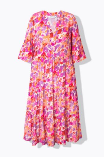 Plus size veliki brojevi Haljina maxi cvjetnog uzorka za punije