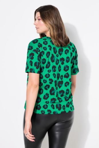 Plus size veliki brojevi Košulja dugih rukava s leopard uzorkom za punije