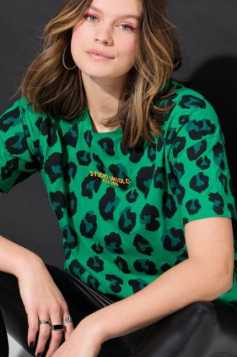 Plus size veliki brojevi Košulja dugih rukava s leopard uzorkom za punije