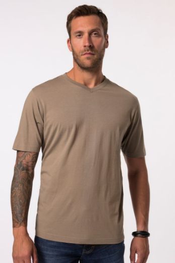 Plus size veliki brojevi Majica Basic V ovratnik za punije