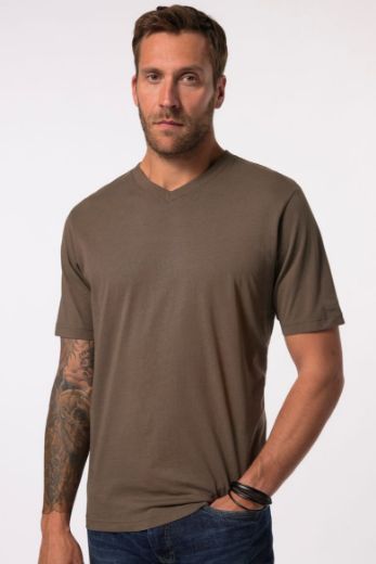 Plus size veliki brojevi Majica Basic V ovratnik za punije