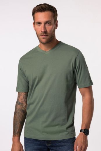 Plus size veliki brojevi Majica Basic V ovratnik za punije