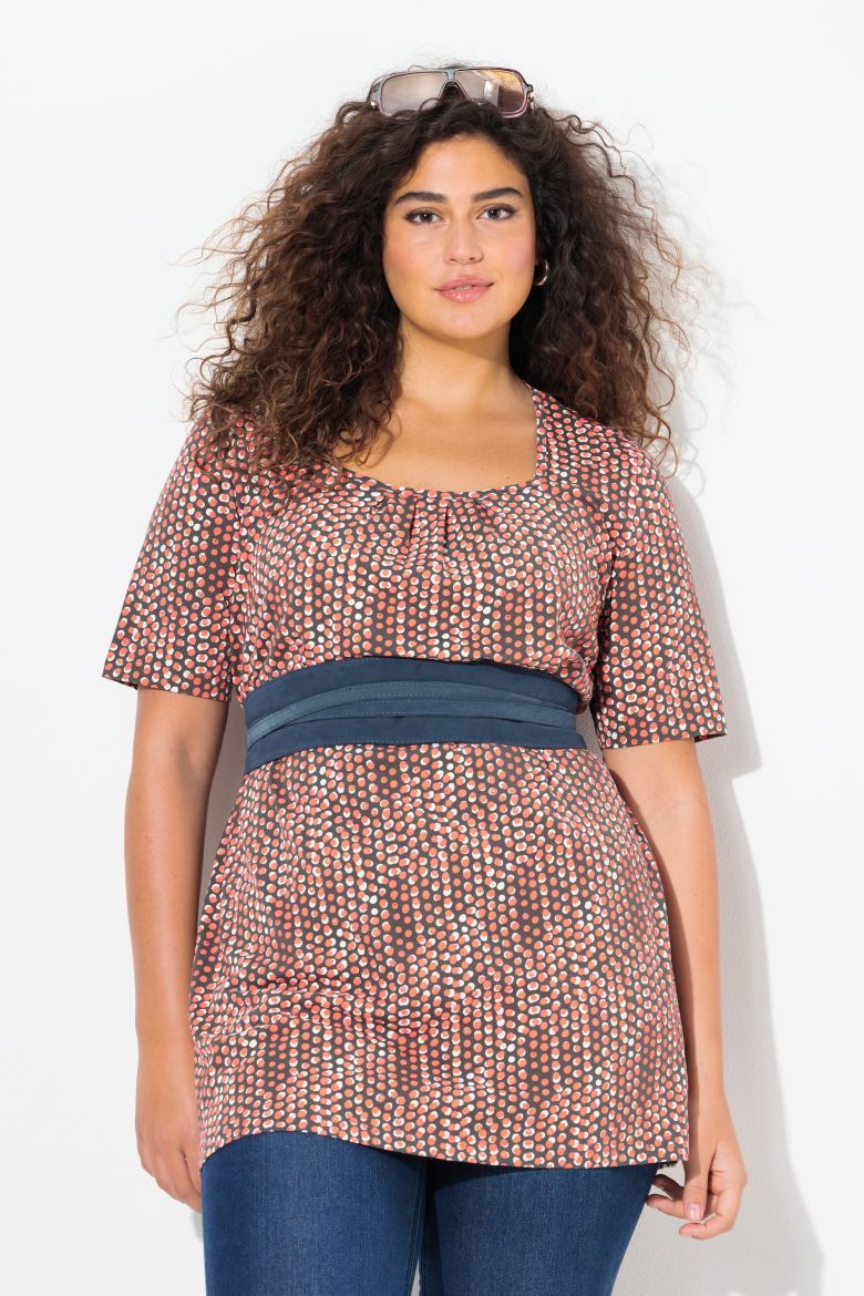 Plus size veliki brojevi Majica kratkih rukava A kroja za punije