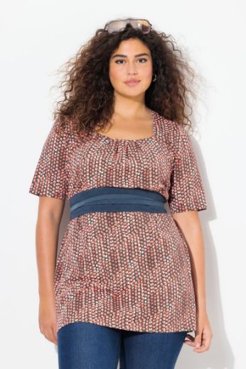 Plus size veliki brojevi Majica kratkih rukava A kroja za punije